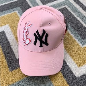 Pink New York Yankees Adjustable Hat